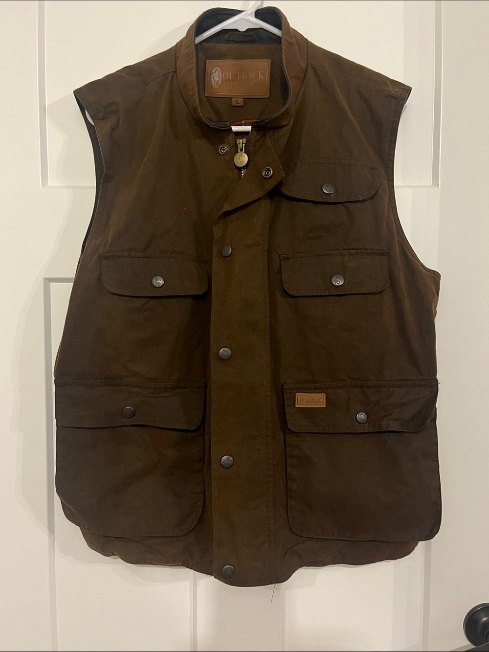 Outback Trading Co Brown Men's Utility Vest